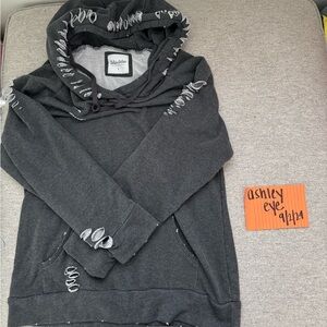 Lily & Lottie - Chelsea DeBoer Distressed Sweatshirt